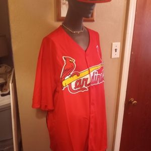 Authentic Saint Louis Cardinals Jersey and hat set